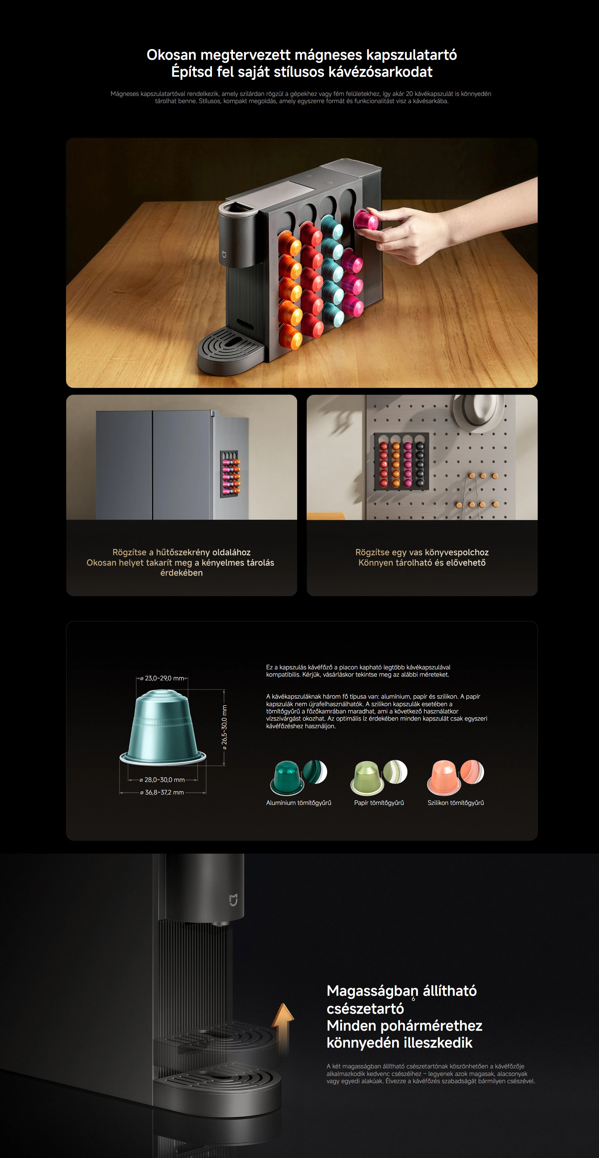 Xiaomi Mijia Capsule Coffee Machine kapszulás kávéfőző