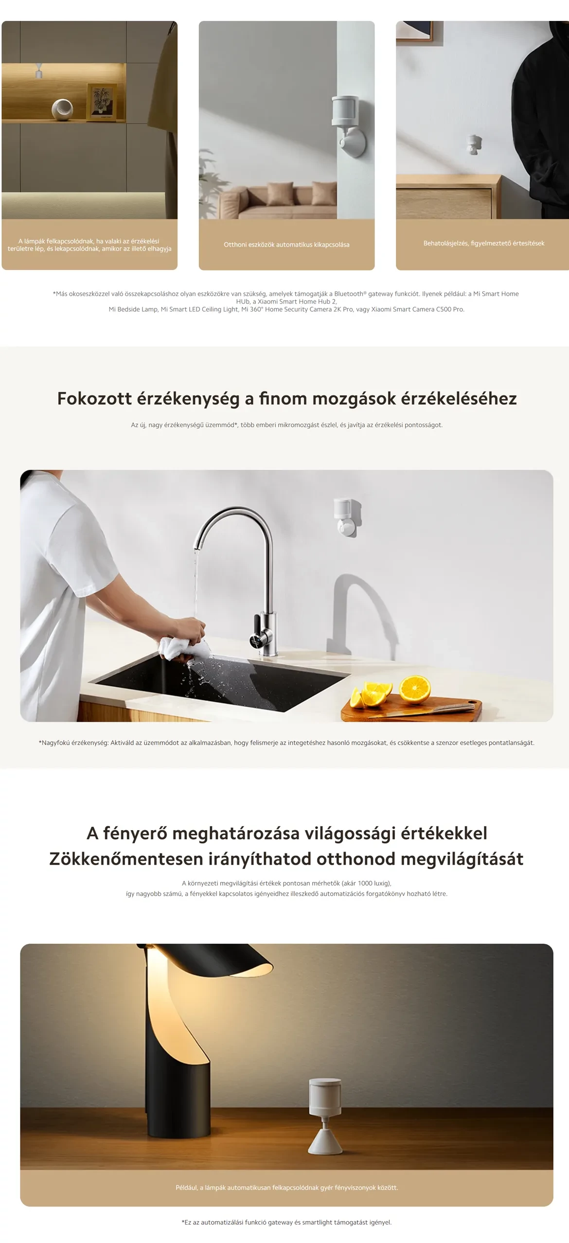 Xiaomi Motion Sensor 2S mozgásérzékelő (BLE)
