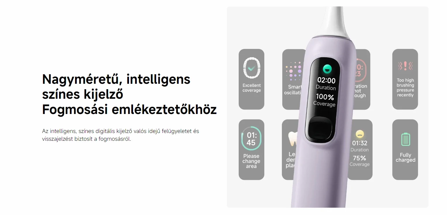 Xiaomi Oscillation Electric Toothbrush Pro okos elektromos fogkefe