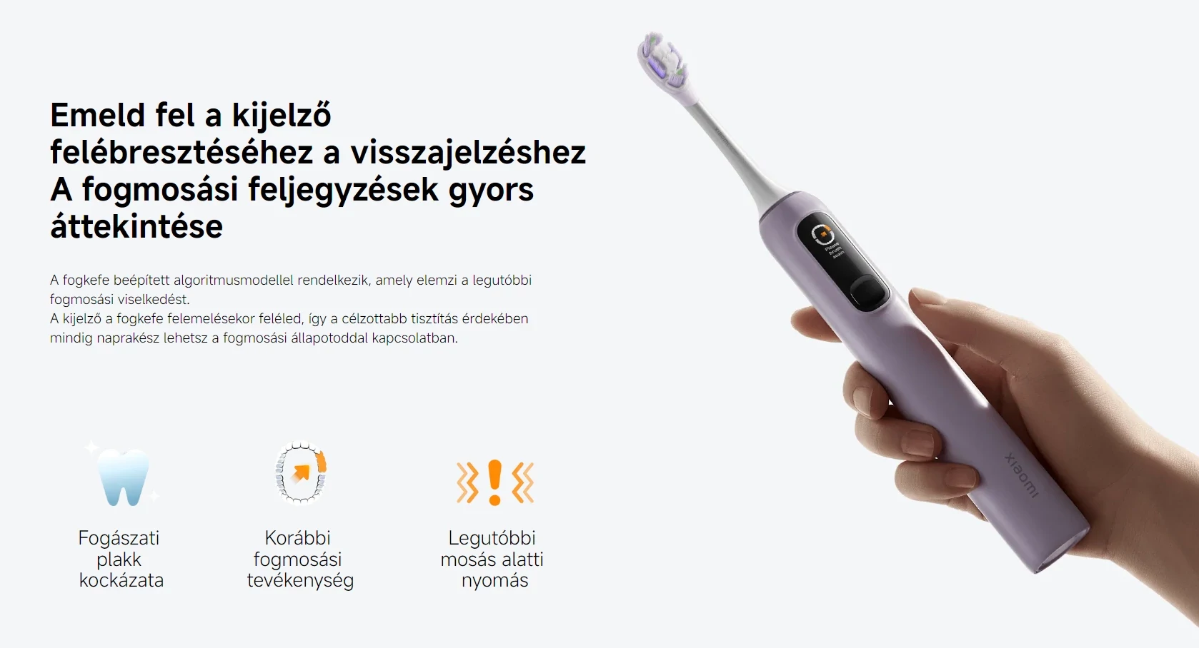 Xiaomi Oscillation Electric Toothbrush Pro okos elektromos fogkefe