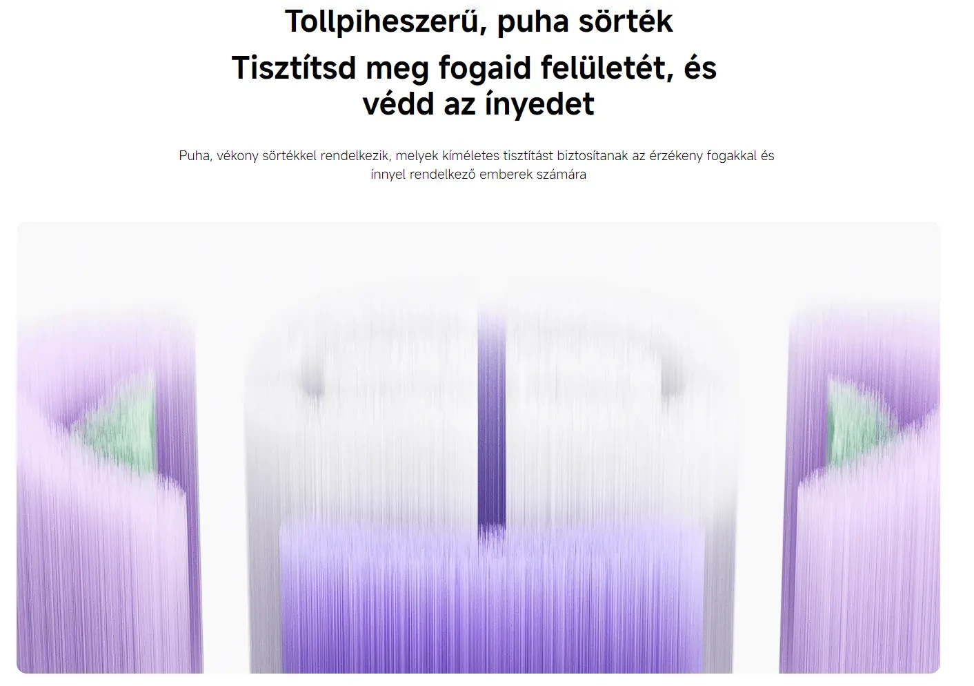 Xiaomi Oscillation Electric Toothbrush Replacement Heads (Soft) fogkefe pótfejek