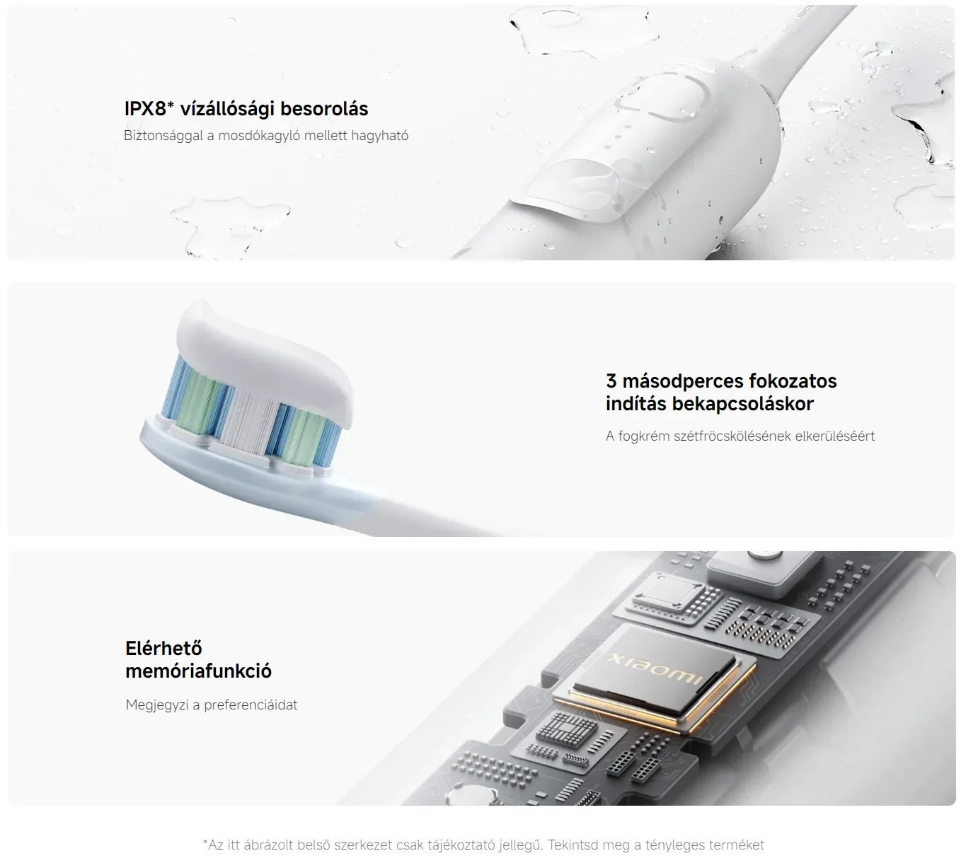 Xiaomi Oscillation Electric Toothbrush szónikus elektromos fogkefe