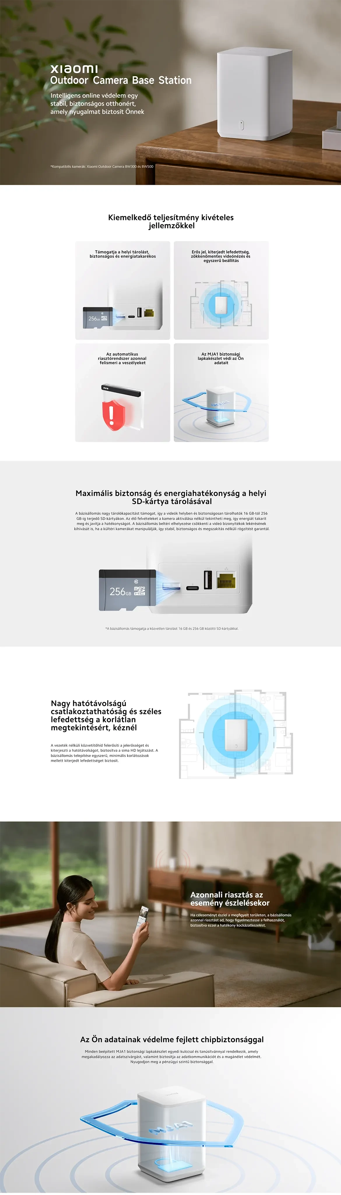 Xiaomi Outdoor Camera Base Station (BW300, BW500) bázisállomás kamerákhoz