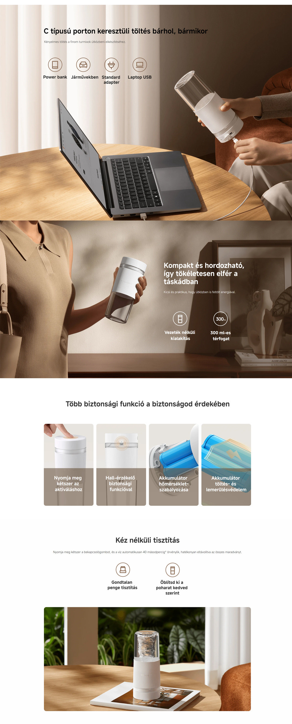 Xiaomi Portable Blender hordozható turmixgép