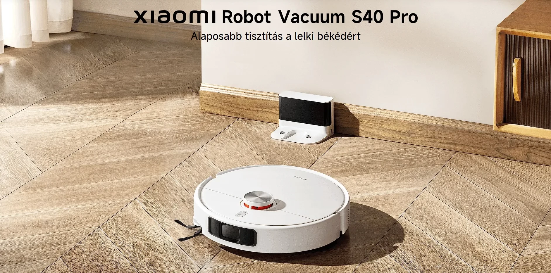 Xiaomi Robot Vacuum S40 Pro okos robotporszívó