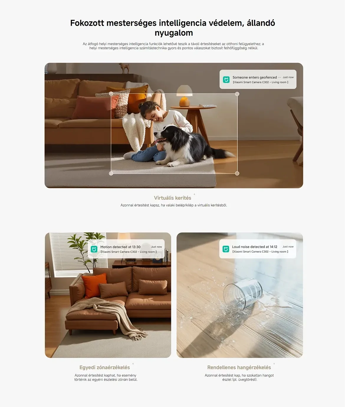 Xiaomi Smart Camera C302 WiFi biztonsági kamera