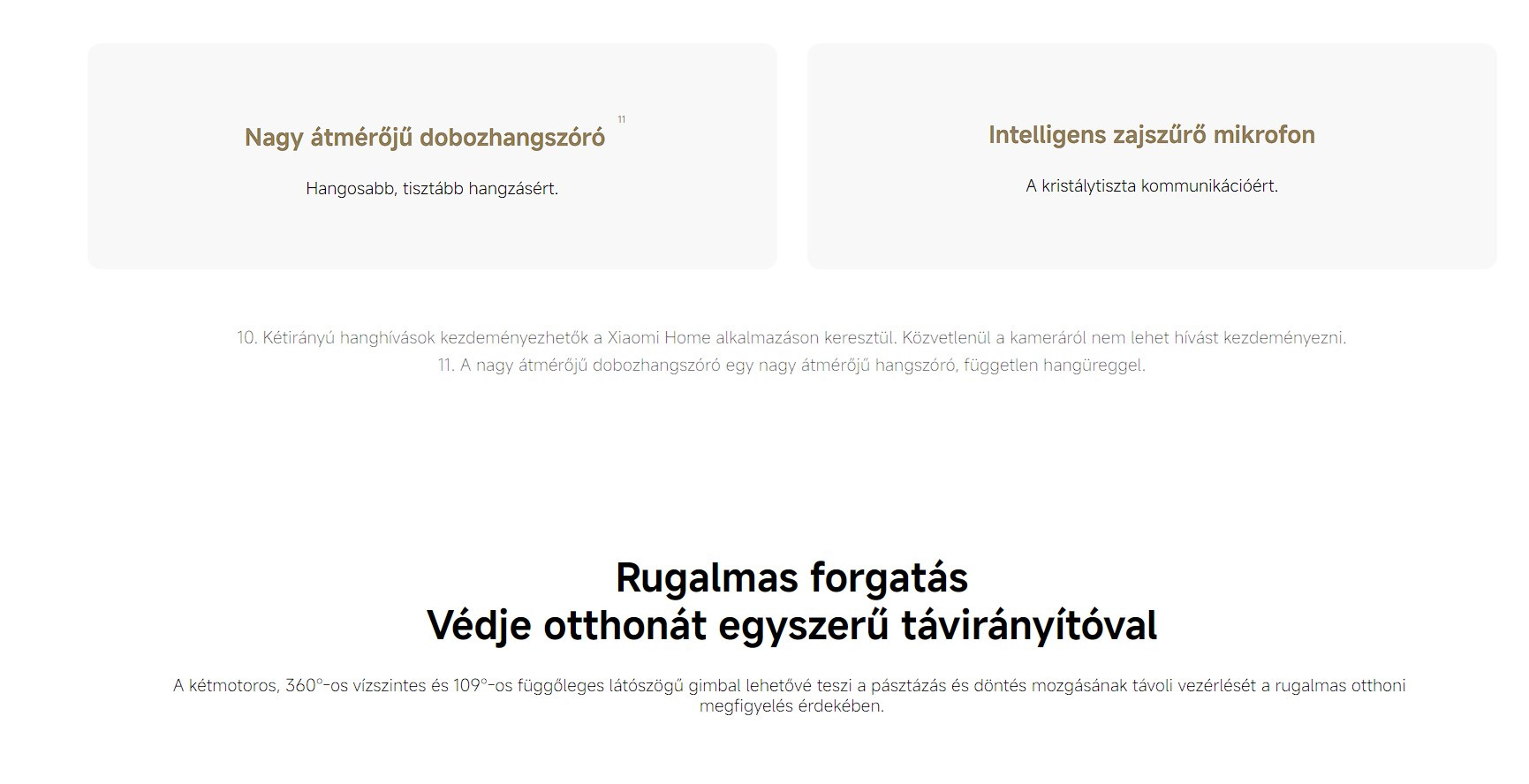 Xiaomi Smart Camera C701 WiFi biztonsági kamera