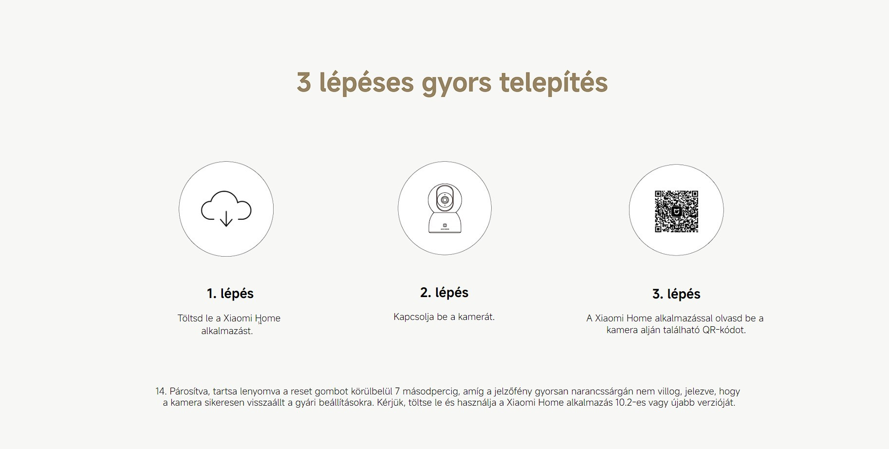 Xiaomi Smart Camera C701 WiFi biztonsági kamera