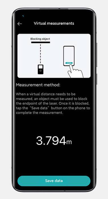 Xiaomi Smart Laser Measure okos lézeres távolságmérő