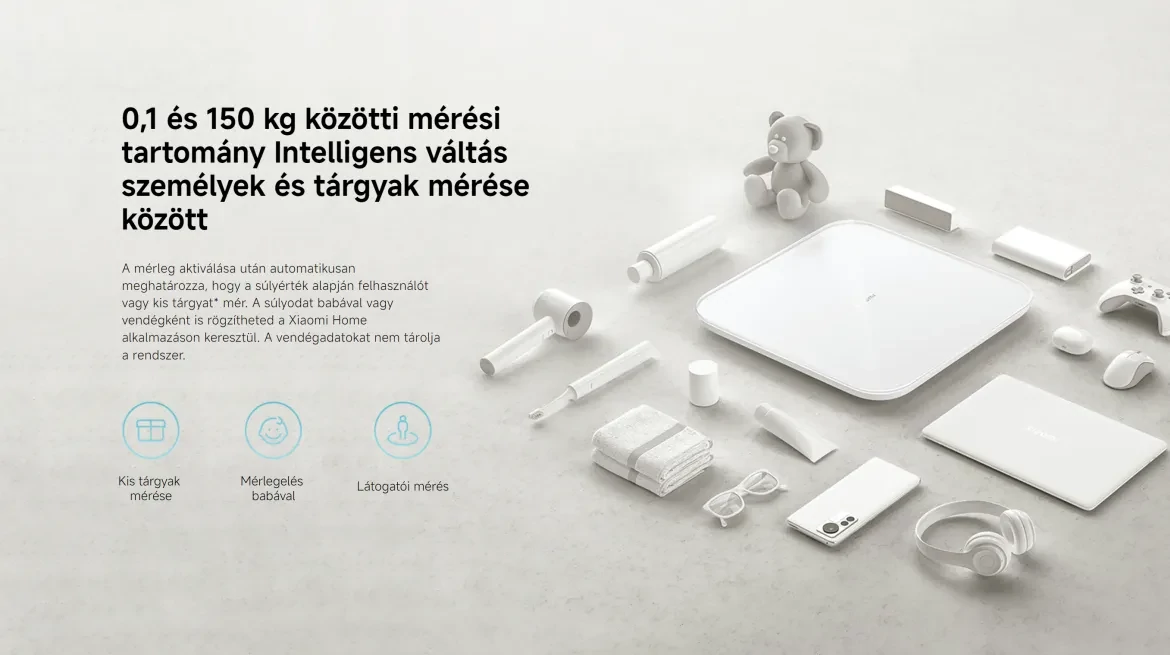 Xiaomi Smart Scale S200 okosmérleg