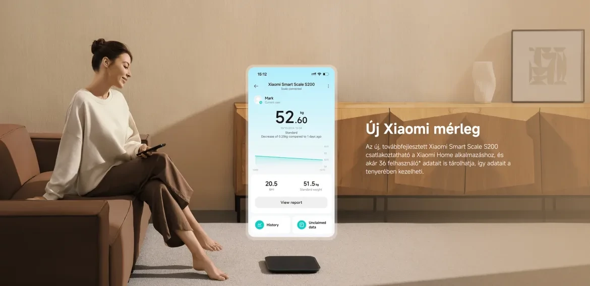 Xiaomi Smart Scale S200 okosmérleg