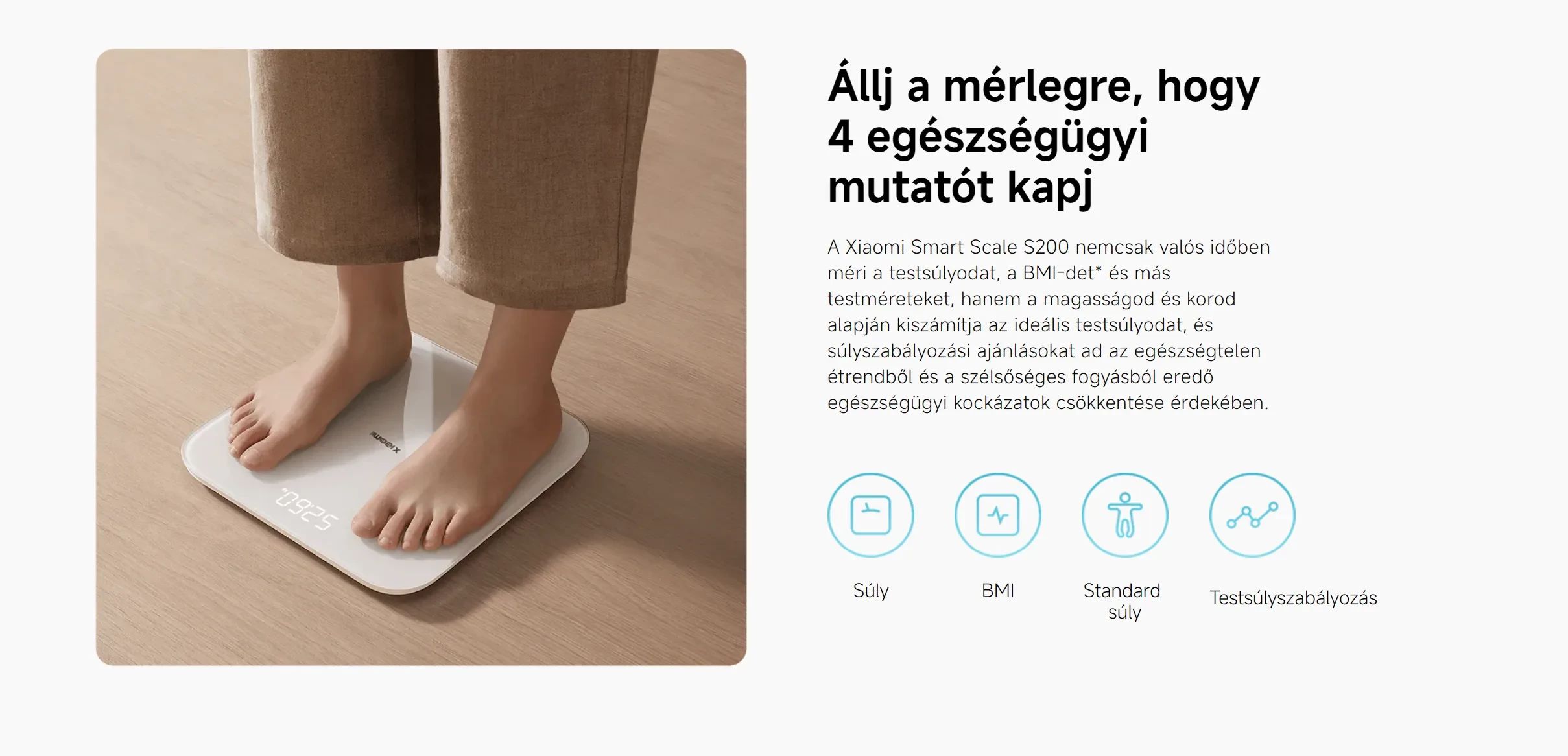 Xiaomi Smart Scale S200 okosmérleg