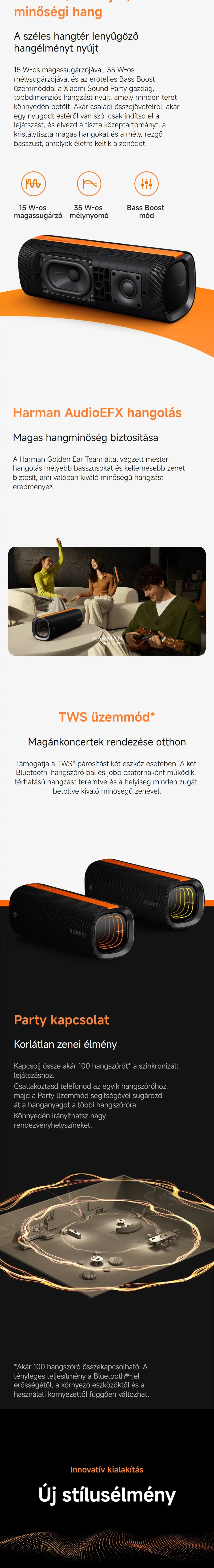 Xiaomi Sound Party Bluetooth hangszóró 50W