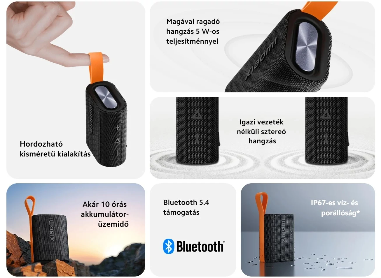 Xiaomi Sound Pocket 5W Bluetooth hangszóró (QBH4269GL)