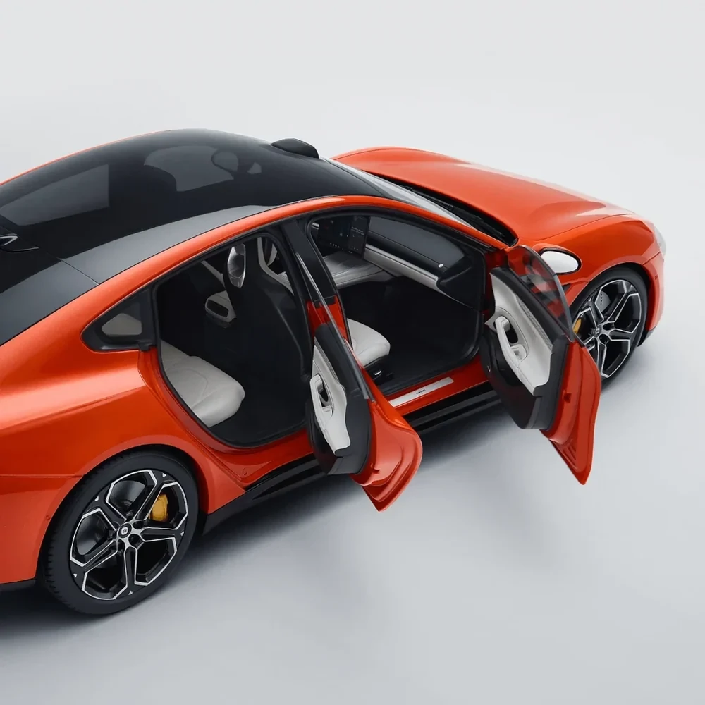 Xiaomi SU7 1/18 Die-cast Model Car Lava Orange / BHR08KOGL