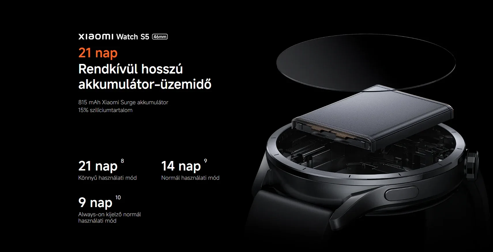 Xiaomi Watch S5 46mm okosóra