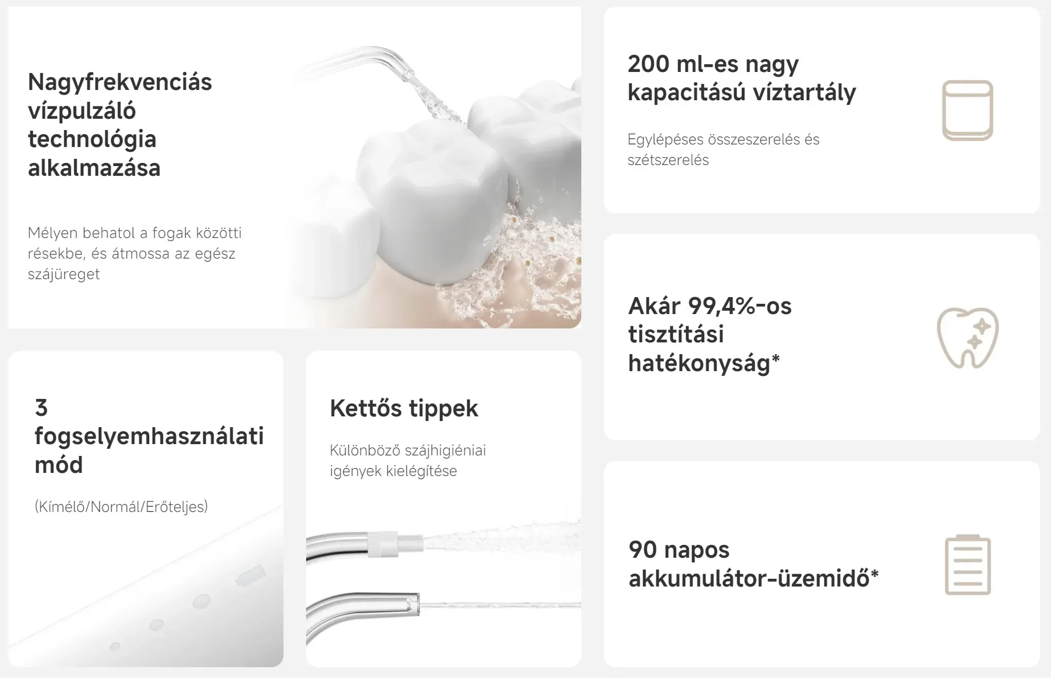 Xiaomi Water Flosser 2 szájzuhany