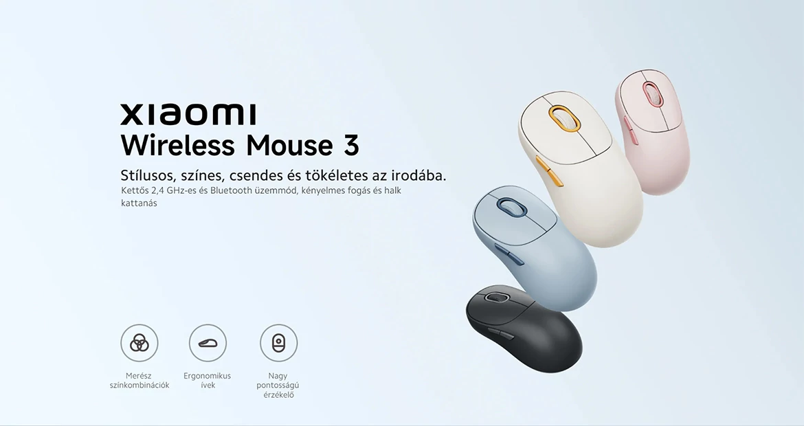 Xiaomi Wireless Mouse 3 vezeték nélküli egér